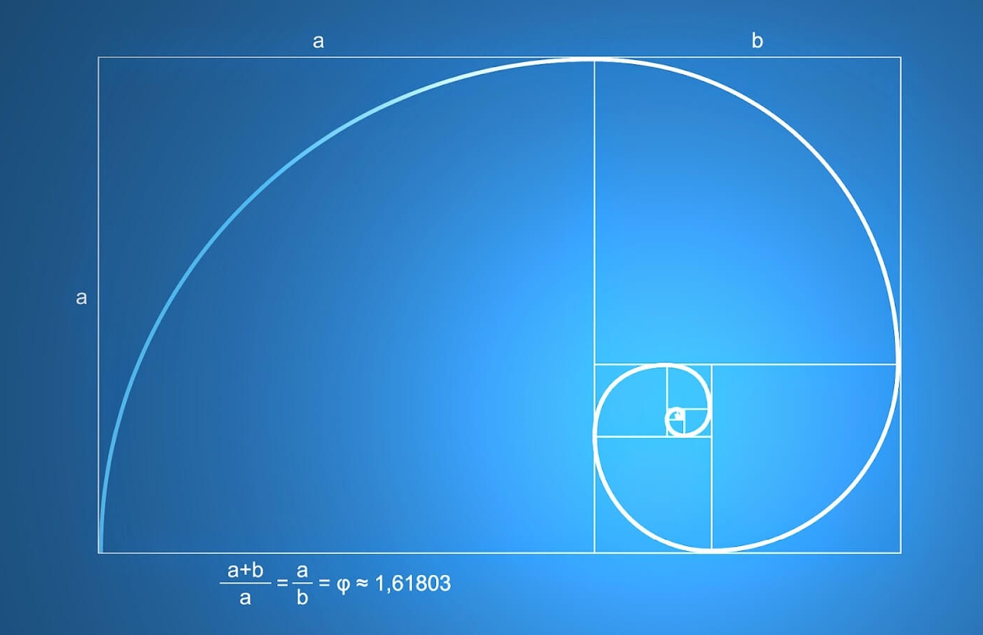 Logo Złoty Podział Fibonacciego